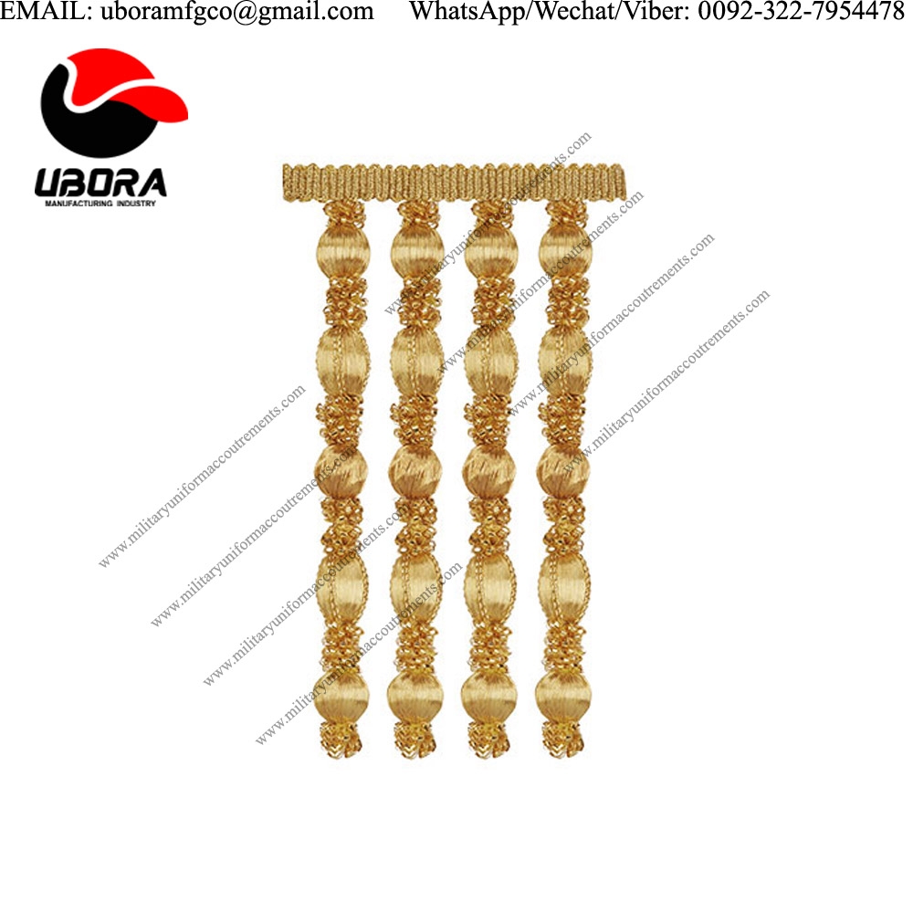 Entrefino gold brother fringes fringe tassel high quality ceremonial decoration Customized Sizes 